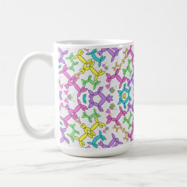 Balloon animal pattern mug (Left)