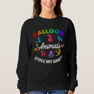 Balloon Animals Party Artist Balloon Twisting Supp Sweatshirt