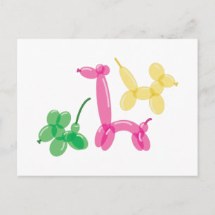 Balloon Animals Postcard