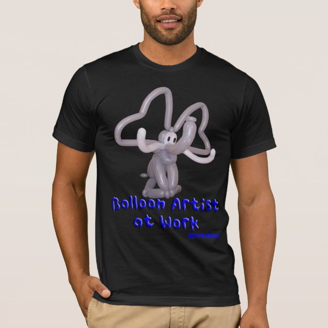 Balloon Artist at Work Elephant T-Shirt (Front)