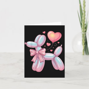Balloon Artist Balloon Twisting Balloon Dog Card