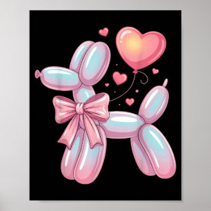 Balloon Artist Balloon Twisting Balloon Dog Poster