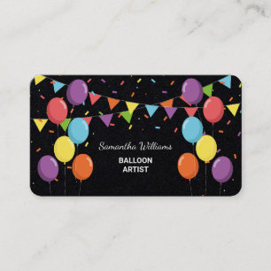🎈🎈🎈 Balloon Artist Premium Business Card
