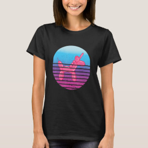 Balloon Artist Unicorn Vintage Sunset Balloon Twis T-Shirt