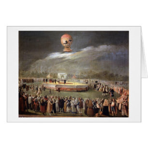 Balloon Ascension in the Gardens of Aranjuez, c.17