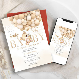 Balloon Baby Shower Invitation