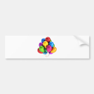 balloon balloons custom personalise Anniversaries Bumper Sticker