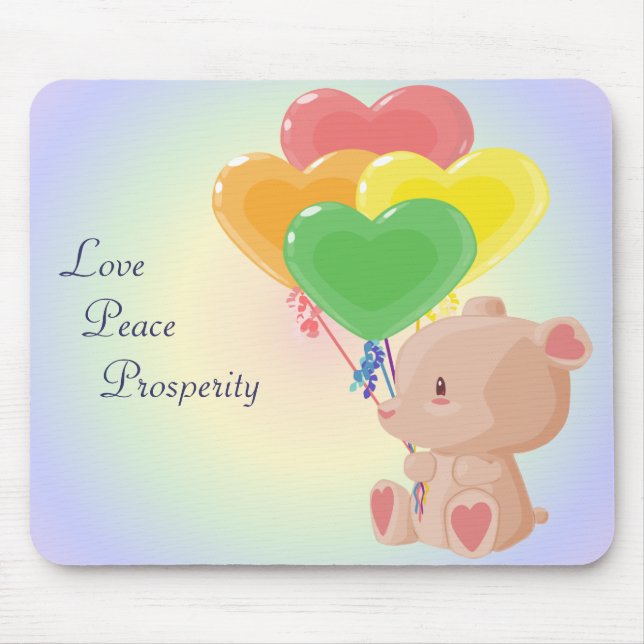 Balloon Bear Mousepad (Front)