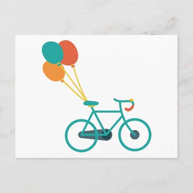 Balloon Bike Postcard (Front)