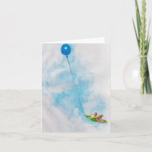 balloon birthday boy notecard