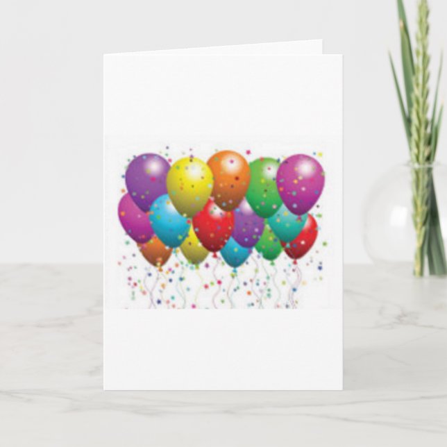 balloon_birthday_card_customize-r11e61ed9b9074290b card (Front)