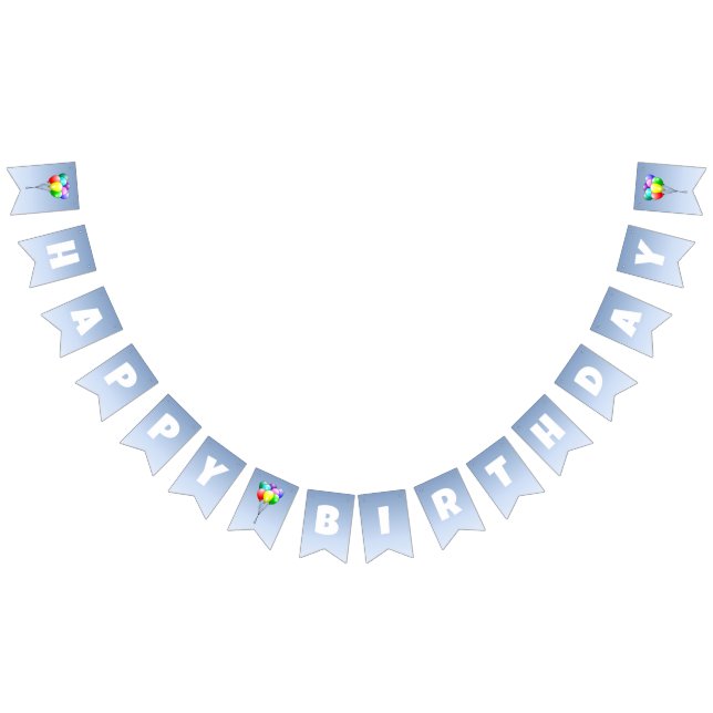 Balloon Birthday Party Bunting (All)