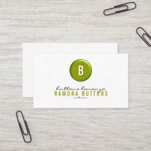 Balloon Button Business Card