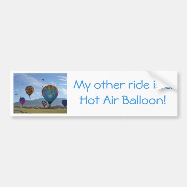 Balloon cluster bumper sticker (Front)