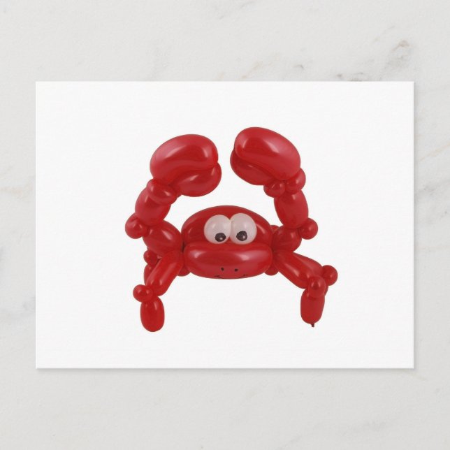 Balloon crab postcard (Front)