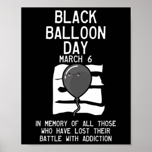 Balloon Day Overdose Overdose Awareness Poster