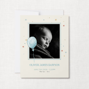 Balloon Daydream Compact Baby Announcement