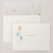 Balloon Daydream Personalised Envelope