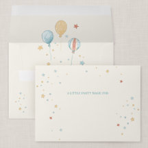 Balloon Daydream Personalised Invitation Envelope