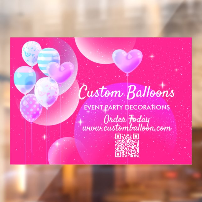 Balloon decoration qr code Event manager (Sheet 2)
