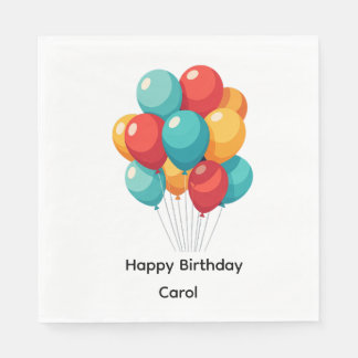 Balloon Design Paper Napkin