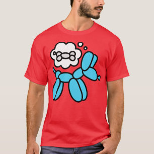 Balloon dog and bone Balloon artist Balloon animal T-Shirt