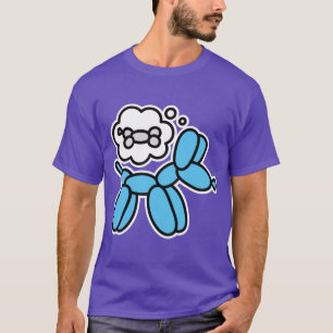 Balloon dog and bone Balloon artist Balloon animal T-Shirt
