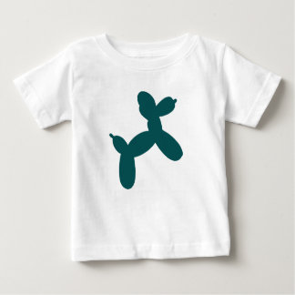 Balloon Dog Baby Romper, Teal Baby T-Shirt