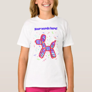 Balloon Dog Party Girls' T-Shirt