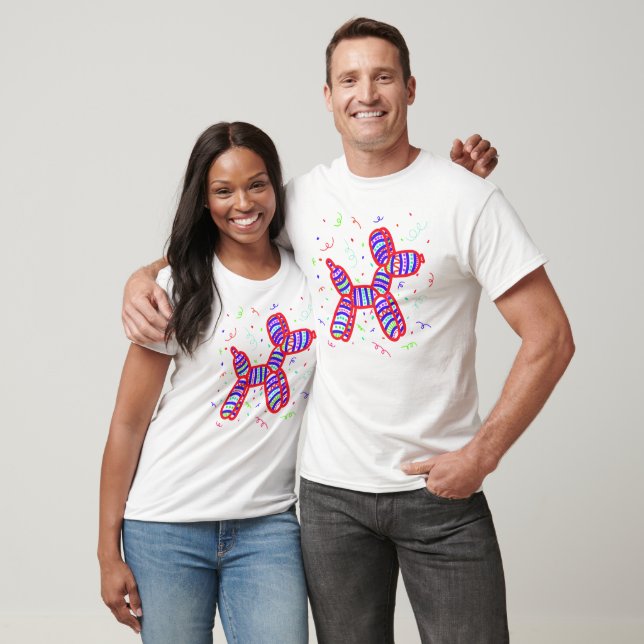 Balloon Dog Party T-Shirt (Unisex)