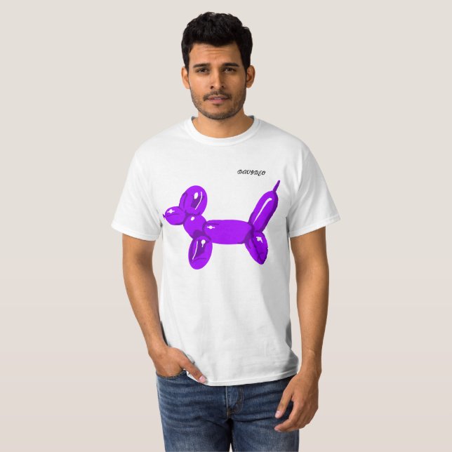Balloon Dog Purple T-Shirt (Front Full)
