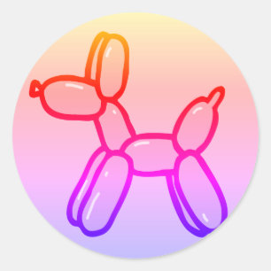 Balloon Dog Stickers