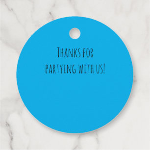 Balloon Dogs Party Favour Tags