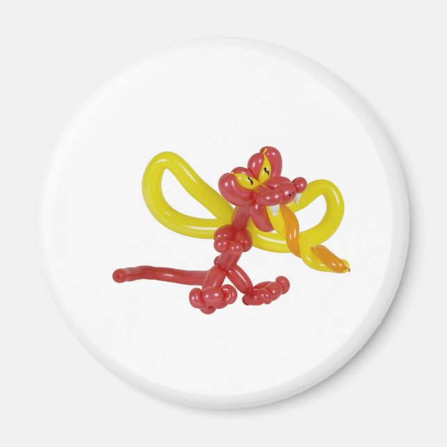 Balloon dragon magnet (Front)