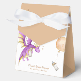 Balloon Fairy Dragon Bottle Baby Shower Thank You Favour Box