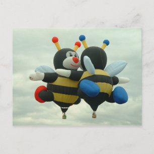 Balloon Fiesta Albuquerque Special Shapes Postcard