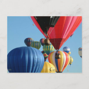 Balloon fiesta postcard