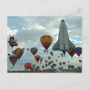 Balloon fiesta postcard