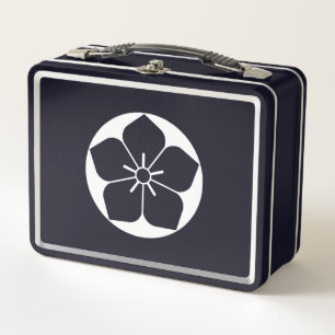 Balloon flower in rice cake metal lunch box