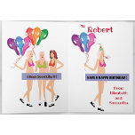 BALLOON funny naughty rude uncle brother Card<br><div class="desc">Exciting Girls with Balloons Funny Card for Brother,  Uncle,  Male Friend Prank. Personalized,  Customized! This card is for anyone with a sense of humor and fun!</div>