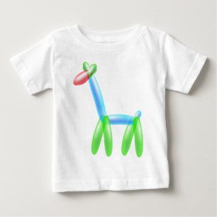 Balloon Giraffe Baby T-Shirt