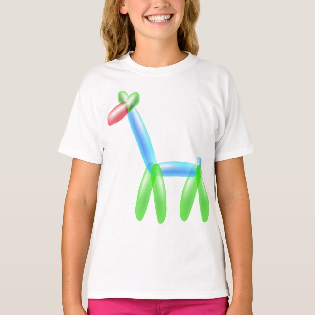 Balloon Giraffe T-Shirt (Front)