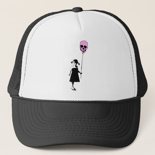 Balloon Girl Trucker Hat (Front)