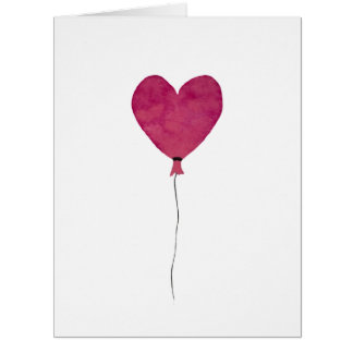 Balloon heart pink sketch valentine love
