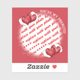 Balloon Hearts Photo Frame