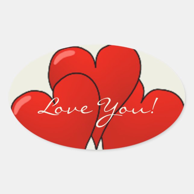Balloon Hearts - Sticker (Front)