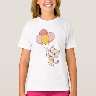 Balloon Kitty Joy Tee