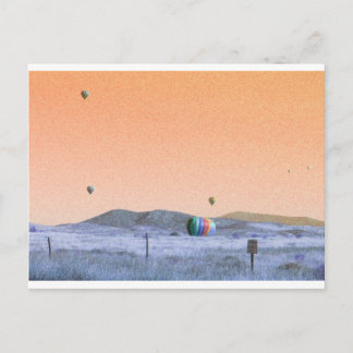 Balloon Landing Postcard