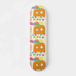 Balloon Letter B Skateboard