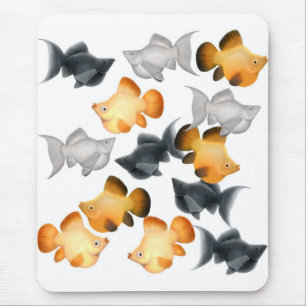 Balloon Mollies Tropical Fish Mousepad